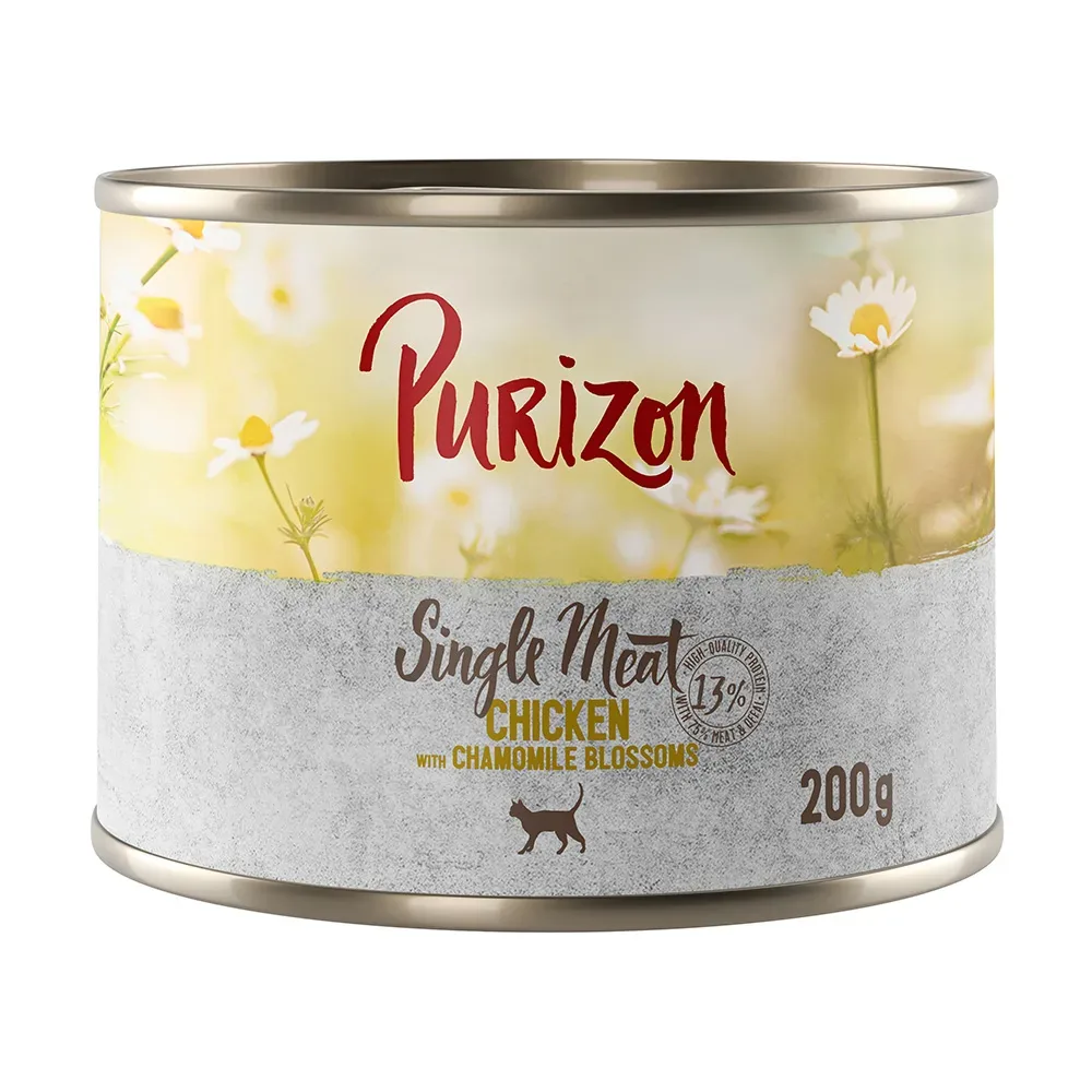 Purizon Einzeldose 200 g - Single Meat: Huhn mit Kamillenblüten