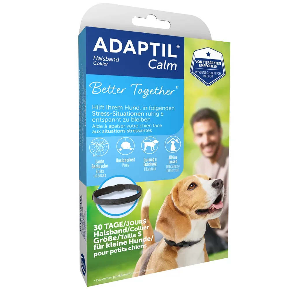 ADAPTIL Calm Halsband Anti Stress Erziehungshalsband M-L