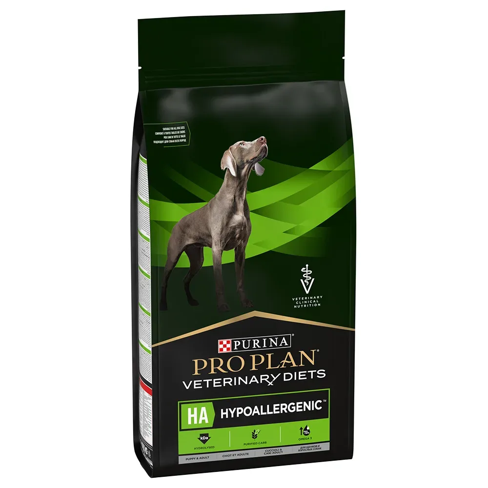 PURINA PRO PLAN Veterinary Diets HA Hypoallergenic - Sparpaket: 2 x 11 kg
