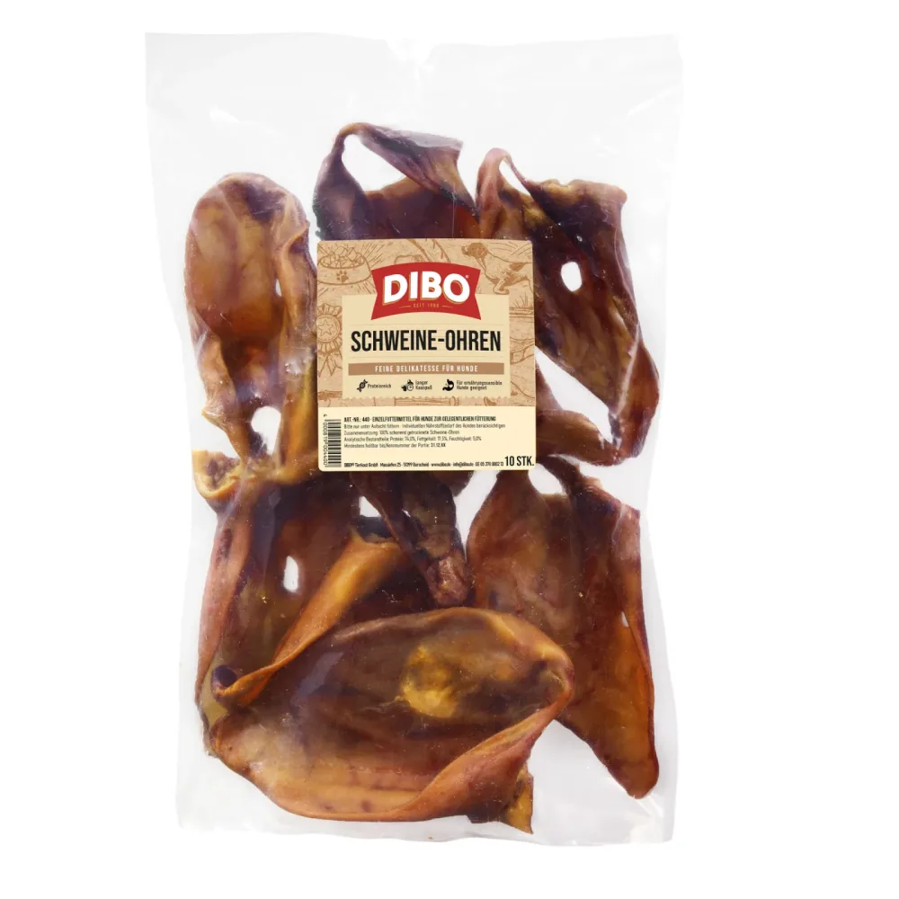 Dibo Premium Schweineohren - 2,5 kg