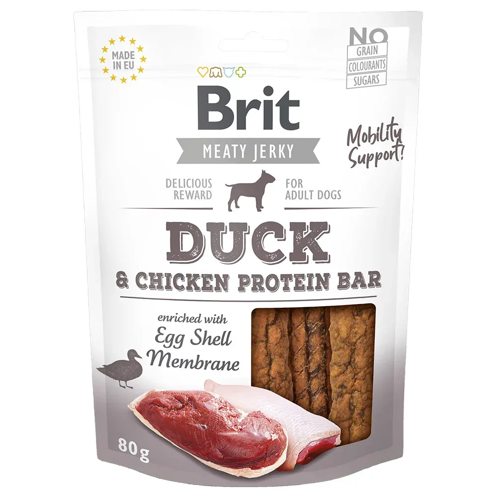 Brit Jerky Ente Protein Bar - 3 x 80 g