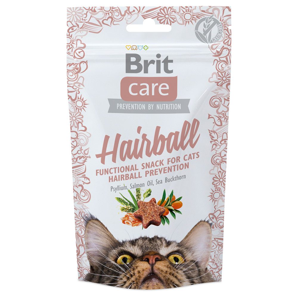 Brit Care Snack Katze Hairball Adult 50 g