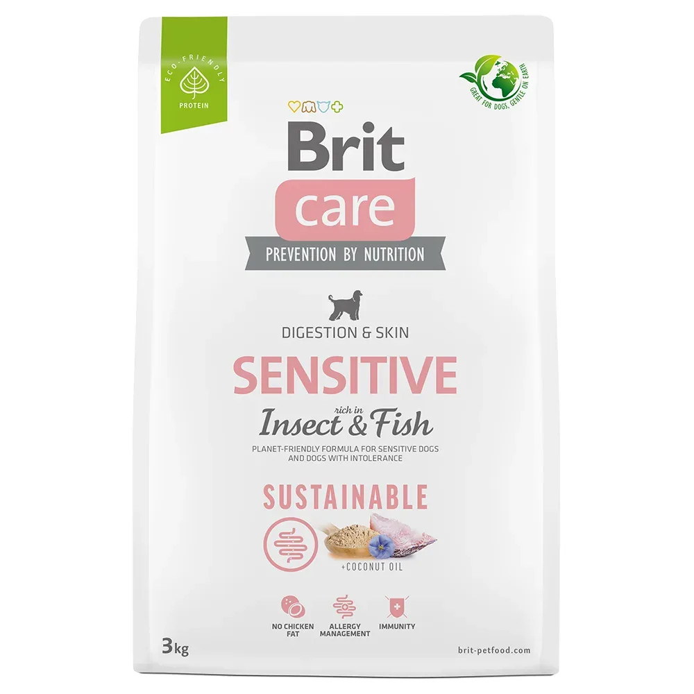 Brit Care Dog Sustainable Sensitive Fisch & Insekten - 3 kg