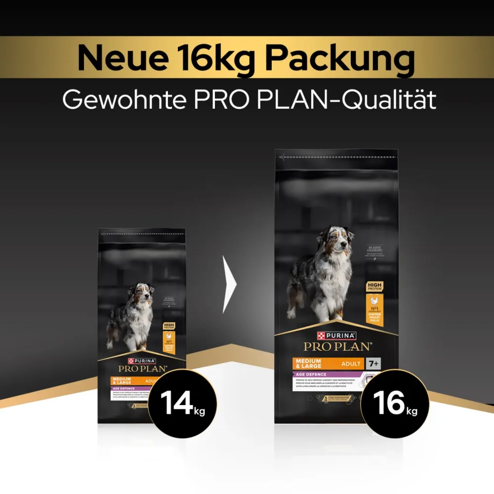 PURINA PRO PLAN Medium & Large Adult 7+ Age Defence - 3 kg