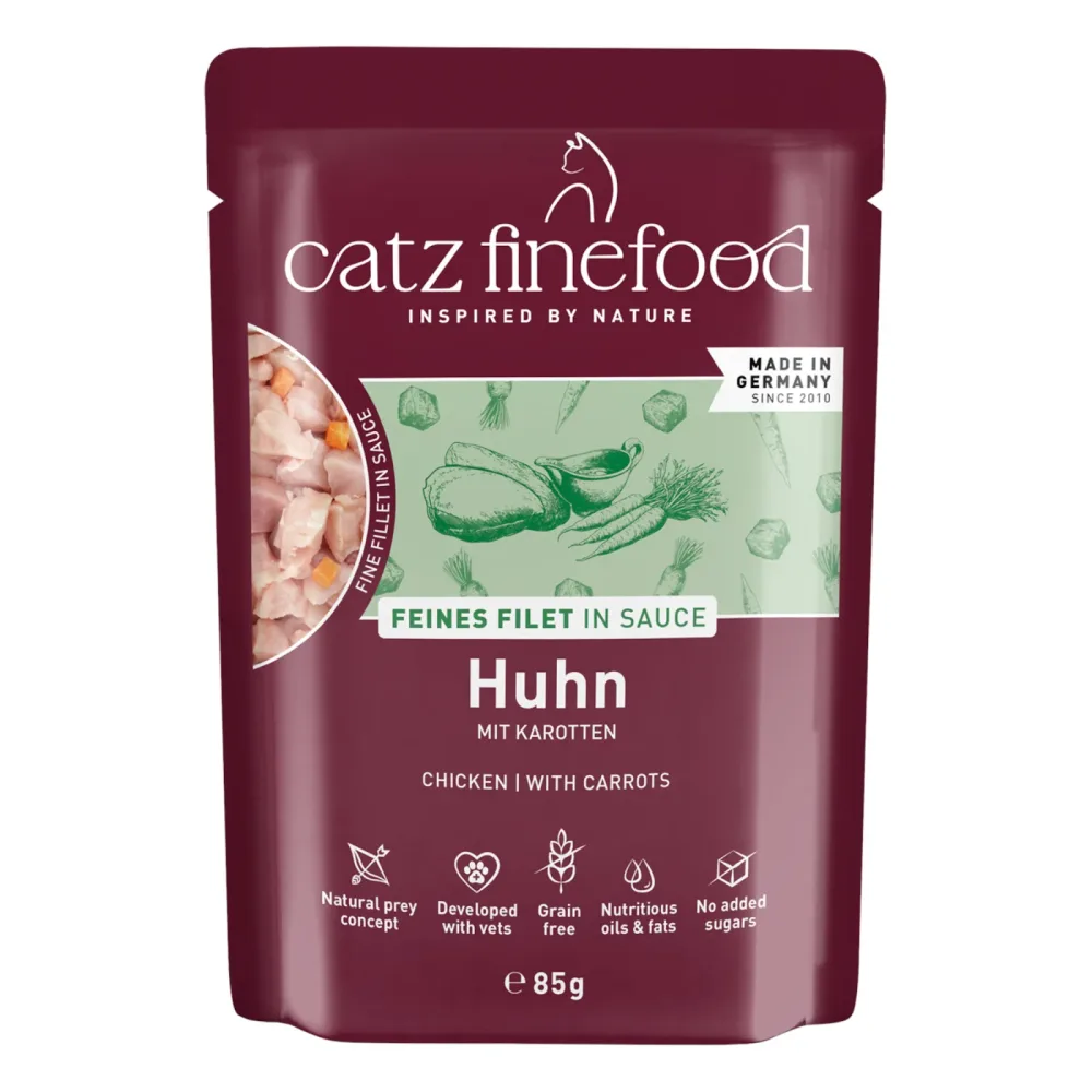 Sparpaket catz finefood Feines Filet 32 x 85 g - Lachs