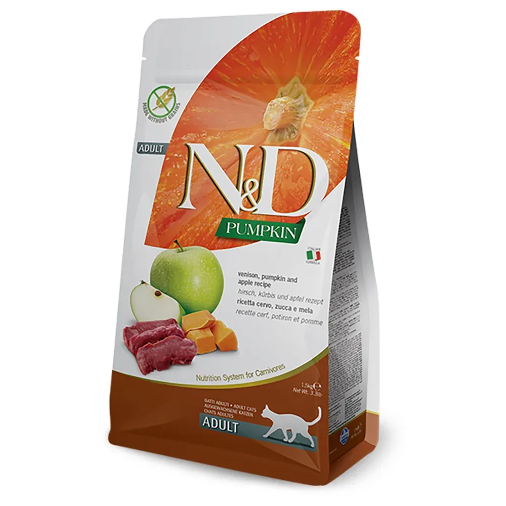 Farmina N&D Adult Kürbis, Hirsch & Apfel - 2 x 5 kg