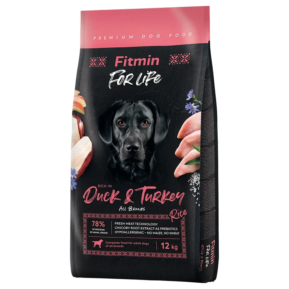 Fitmin Dog For Life Ente & Pute - 2 x 12 kg