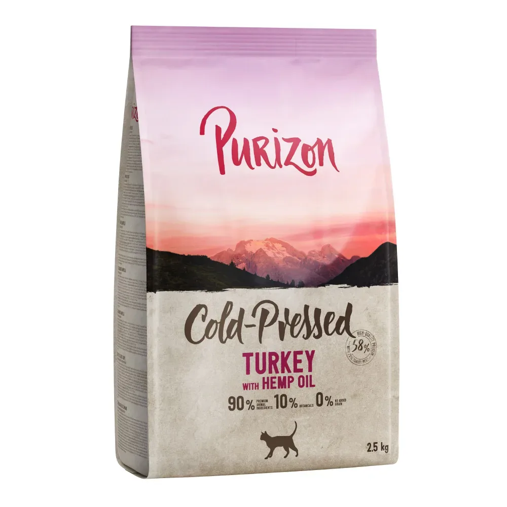 Purizon Kaltgepresst Sparpaket 2 x 2,5 kg - Pute mit Hanföl