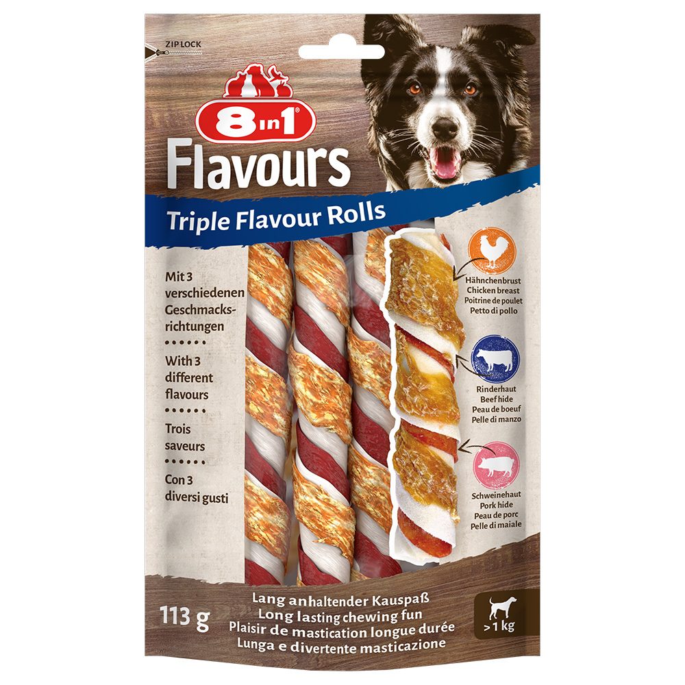 8in1 Triple Flavour Rolls 3 Stück
