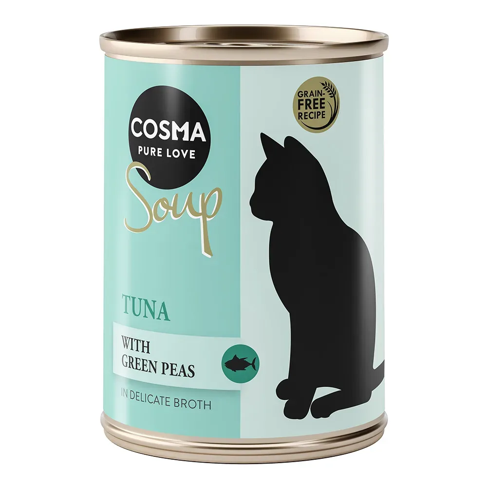 Cosma Soup 6 x 100 g - Thunfisch mit grünen Erbsen