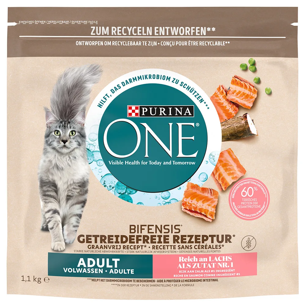 Purina ONE Trocken-katzenfutter Grain Free Adult Lachs