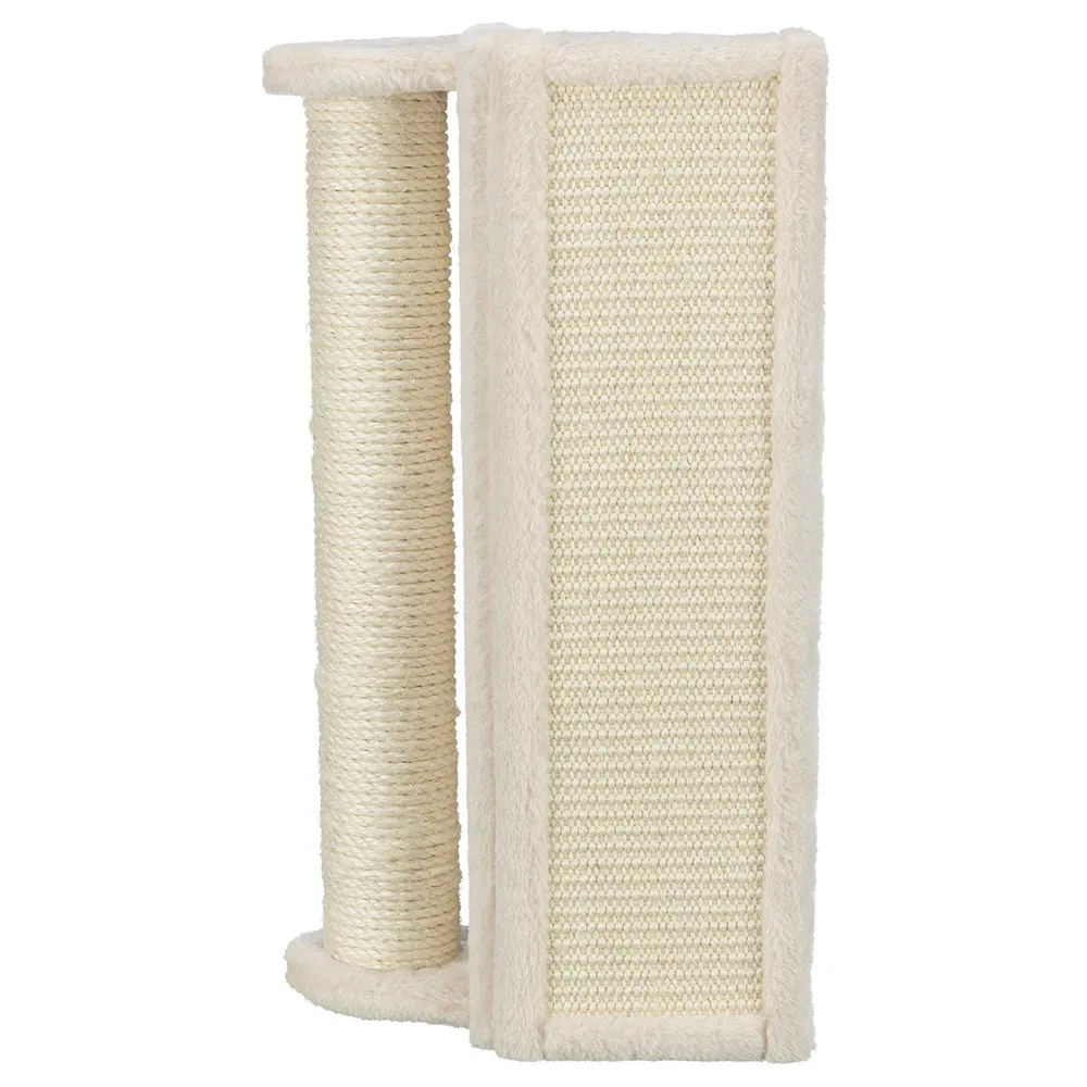 Trixie Kratzbrett für Ecken mit Stamm - beige