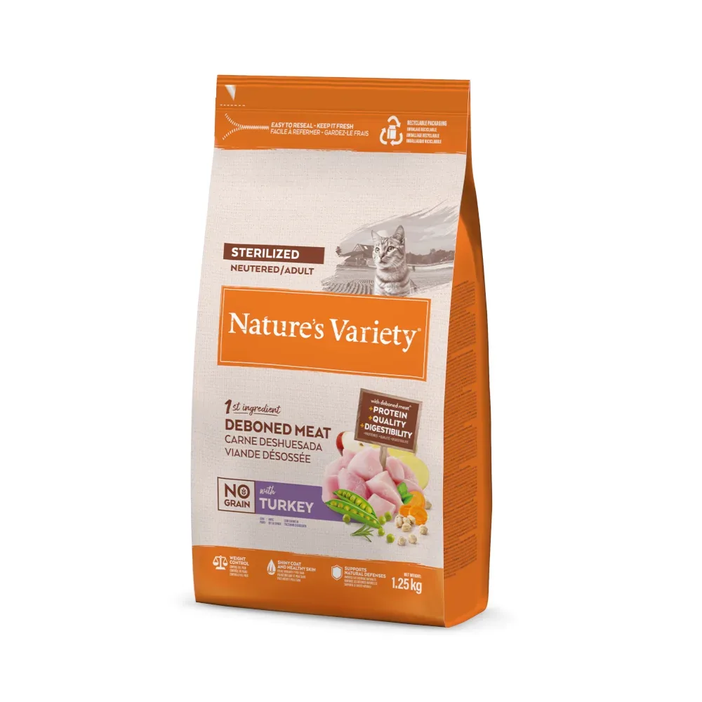 Nature's Variety No Grain Sterilized Adult Truthahn - Sparpaket: 2 x 1,25 kg