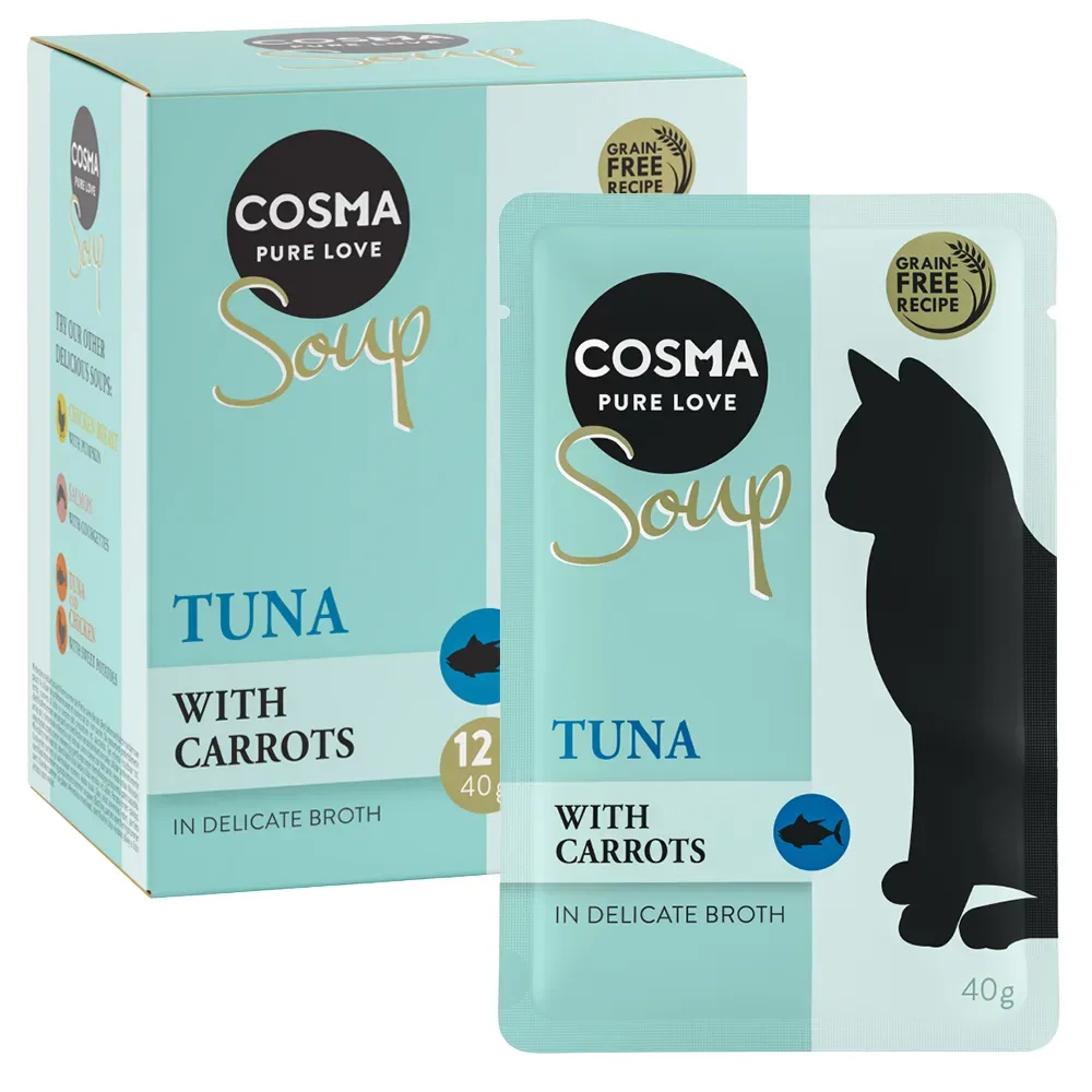 Cosma Soup 12 x 40 g - Thunfisch mit Karotte