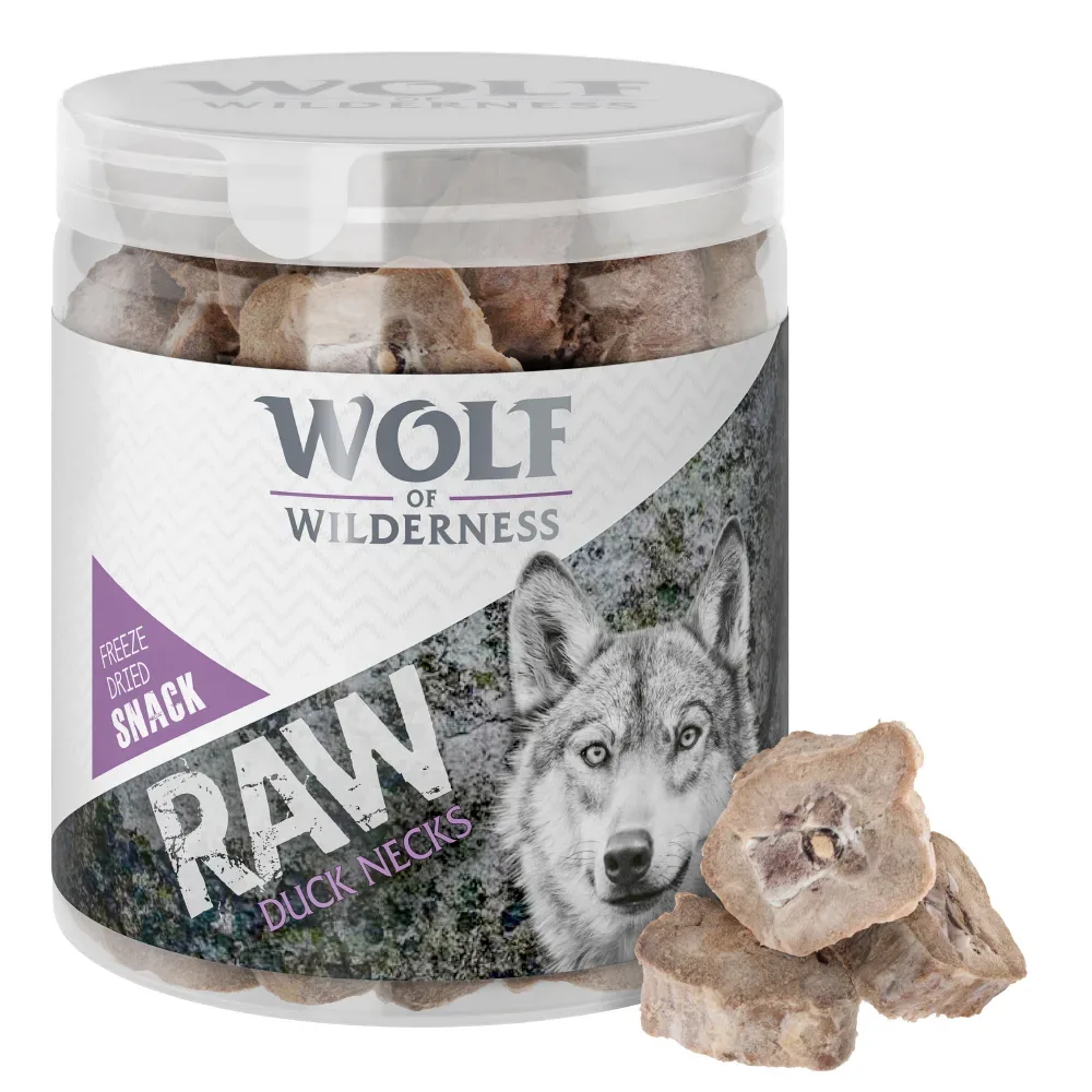 Wolf of Wilderness - RAW Snacks (gefriergetrocknet) - Entenhälse (90 g)