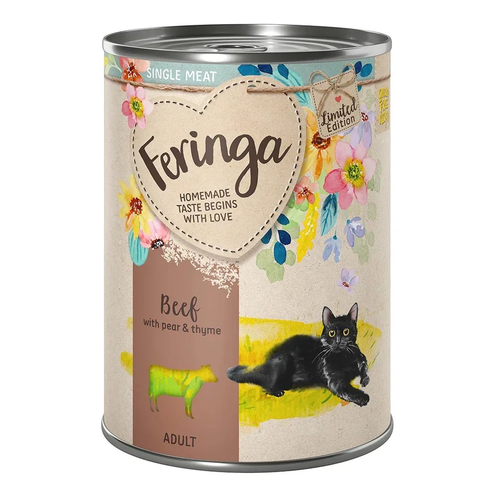 Limited Edition: Feringa Single Meat Frühlingsmenü Rind mit Birne - 6 x 410 g