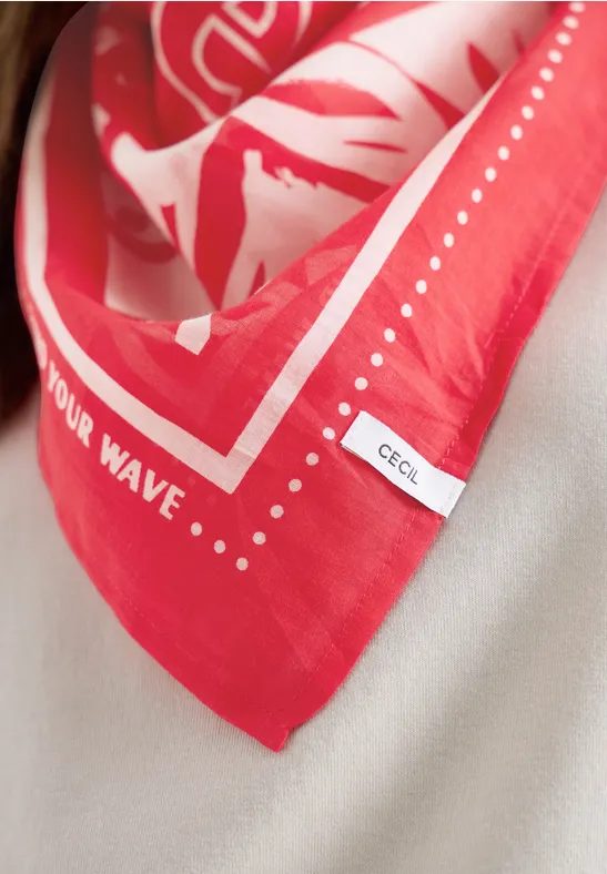 Bandana mit Print und Wording