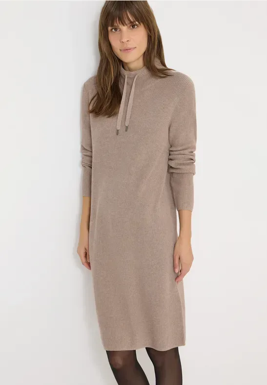 Cosy Rippstruktur Kleid