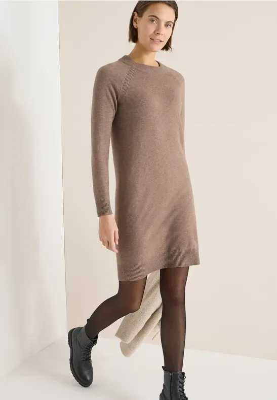 Cecil Strickkleid Ohne Taschen mit Raglanärmel