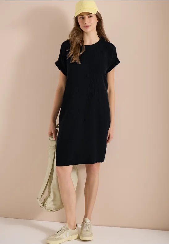 Musselin Kleid mit Kurzarm
