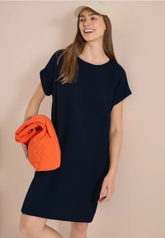 Musselin Kleid mit Kurzarm