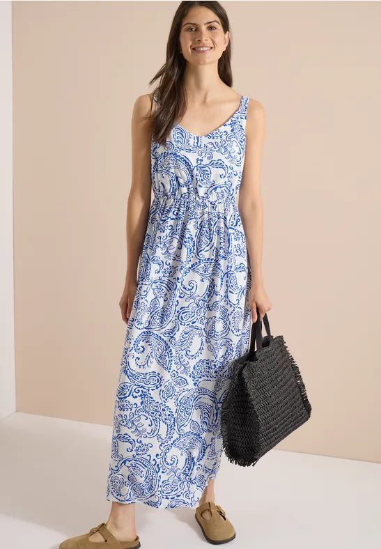 Maxikleid mit V