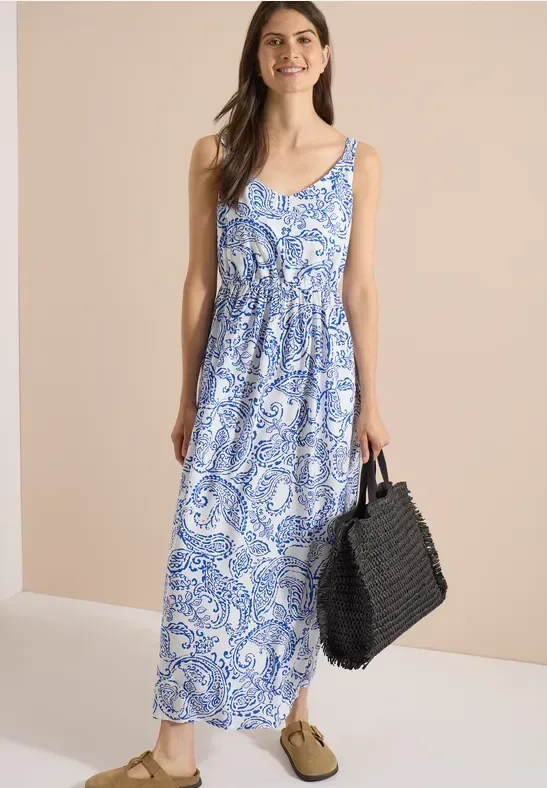 Maxikleid mit V
