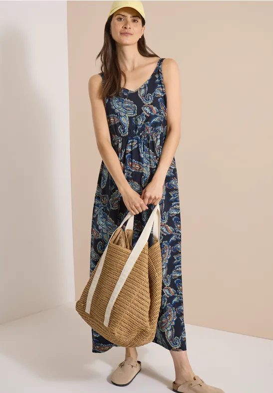 Maxikleid mit V