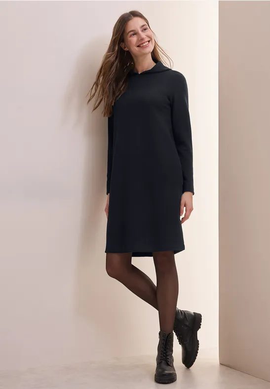 Strukturiertes Sweat Kleid