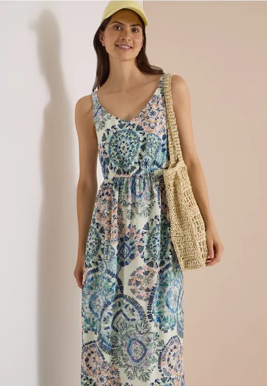 Maxikleid mit V