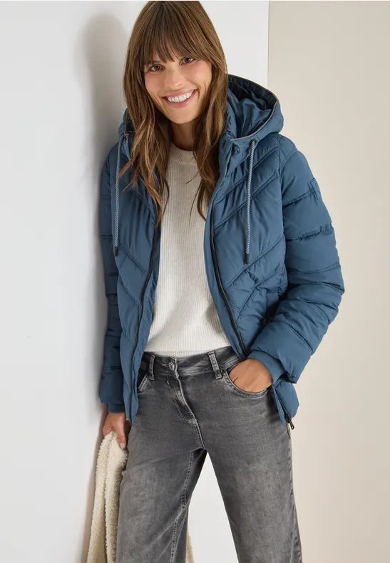 Cecil Steppjacke mit Kapuze mit Kapuze