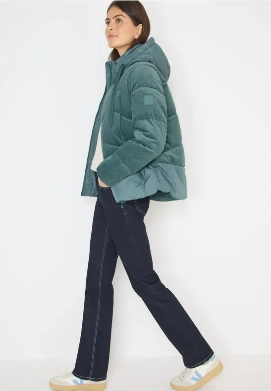 Puffer Jacke mit Cord