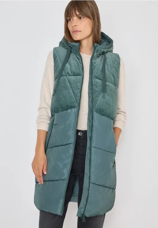 Cordmix Puffer Weste