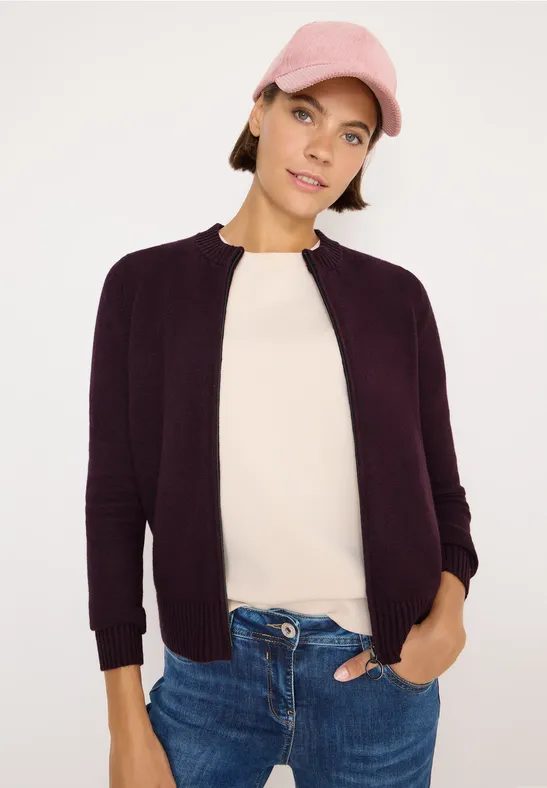Cosy Cardigan mit Zipper
