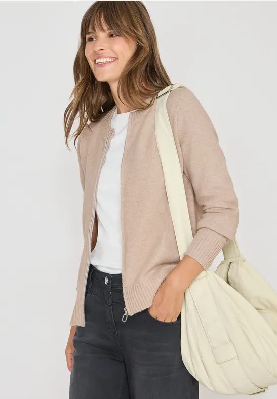 Cardigan mit Zipper
