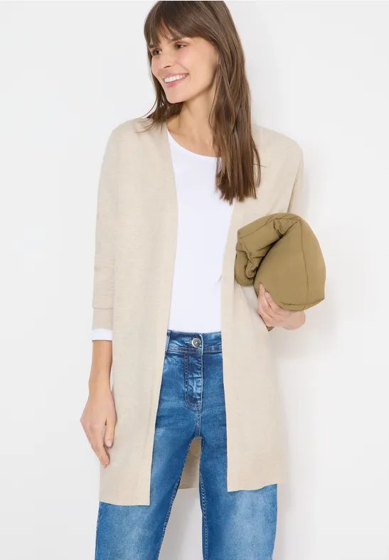 Basic Cardigan in langer Passform