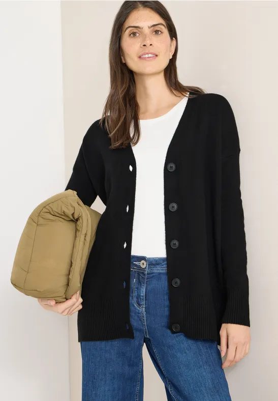 Cardigan mit Knopfleiste