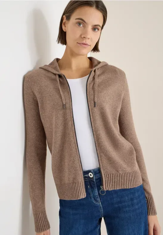 Cosy Cardigan mit Hoodie
