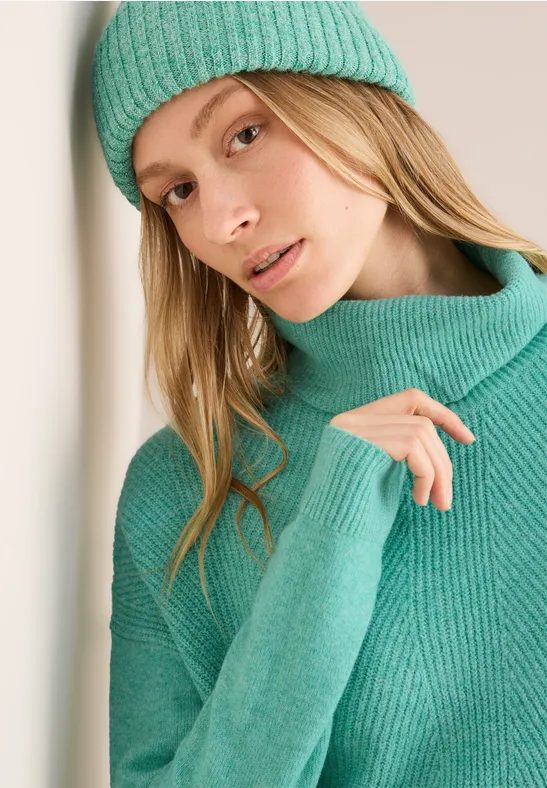 Pullover mit Rollkragen