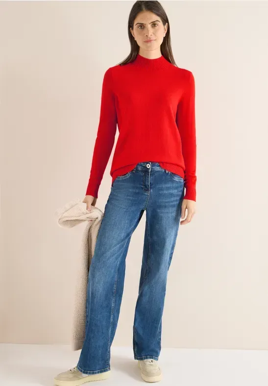Cecil Stehkragenpullover mit Turtelneck-Stehkragen