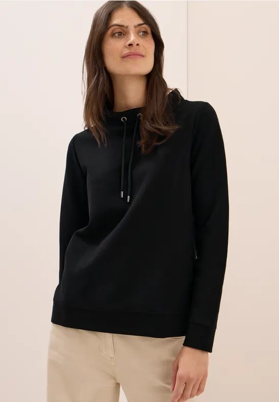 Funnel Neck Strukturshirt