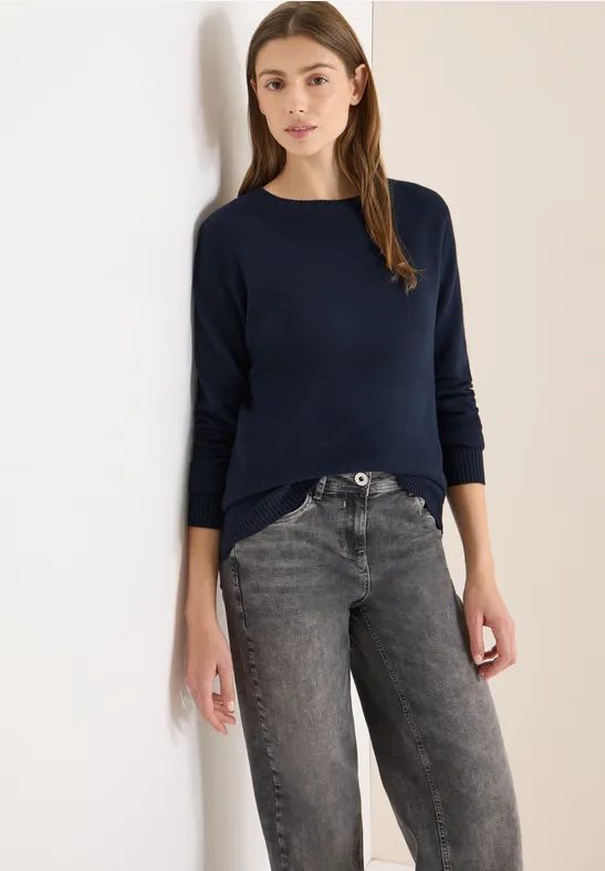 Softer Pullover in Unifarbe