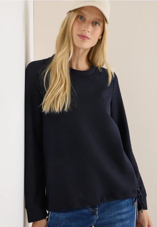 Sweatshirt mit Struktur