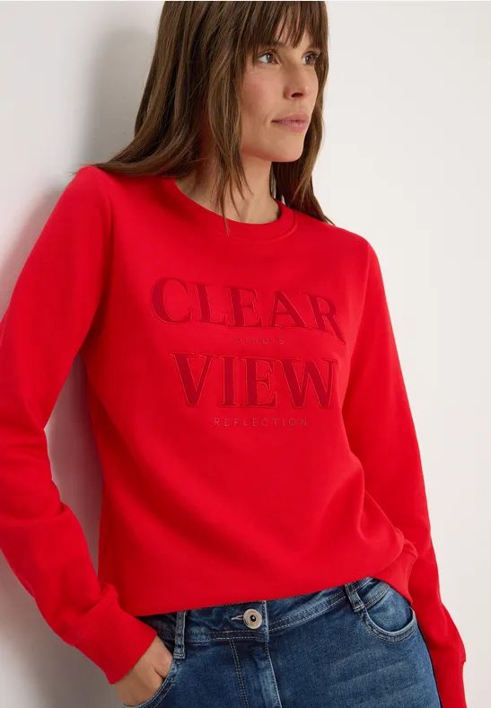 Sweatshirt mit Wording