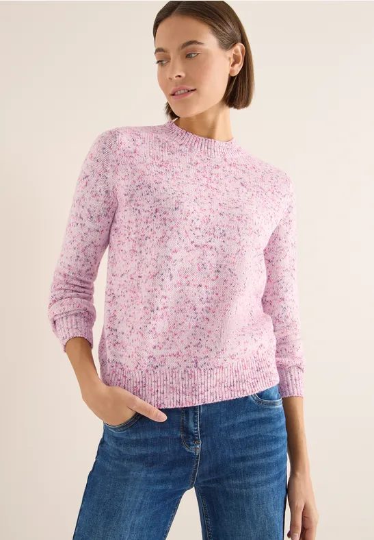 Gemusterter Strickpullover