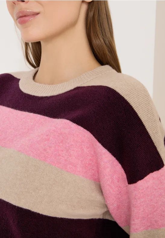 Gestreifter Pullover