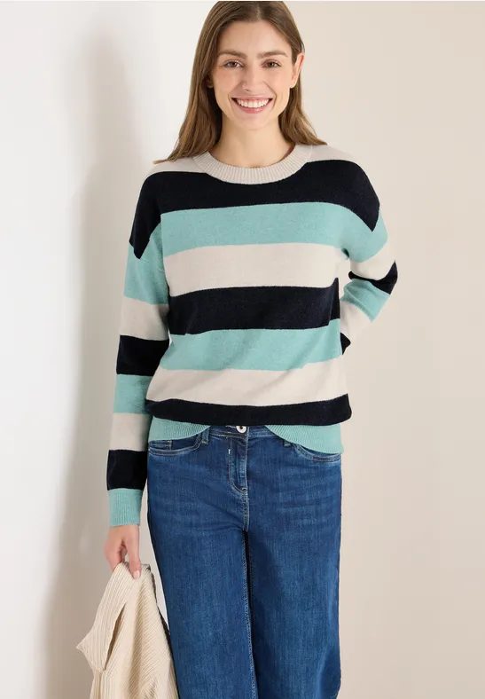 Gestreifter Pullover