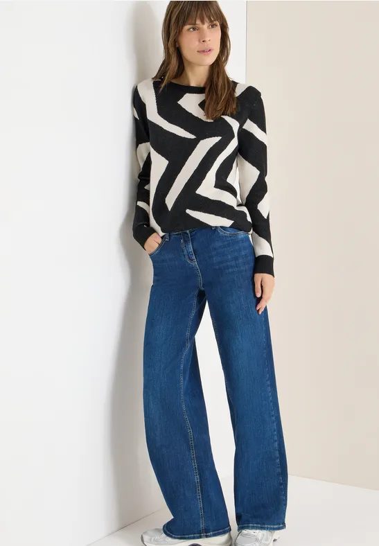 Pullover mit Grafikmuster