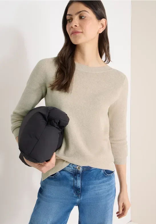 Cecil Strickpullover mit U-Boot-Ausschnitt