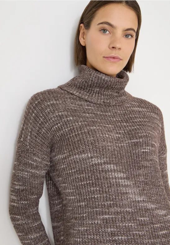 Space Dye Rollkragenpullover